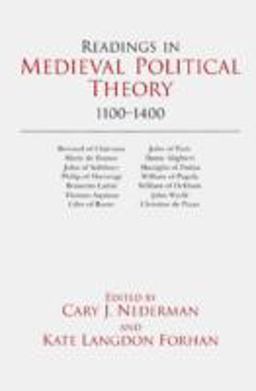 Readings in Medieval Political Theory: 1100-1400 1100-1400  9780872204881 Front Cover