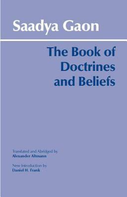Book of Doctrines and Beliefs  9780872206397 Front Cover