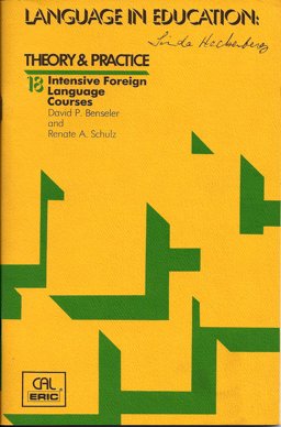 Intensive Foreign Language Courses