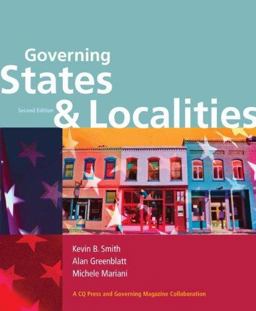 Governing States and Localities 2nd 9780872893795 Front Cover