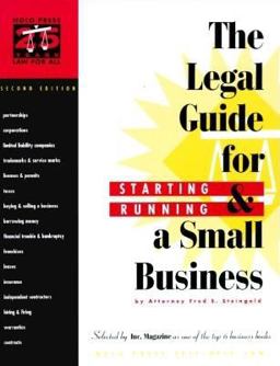 Legal Guide for Starting and Running a Small Business