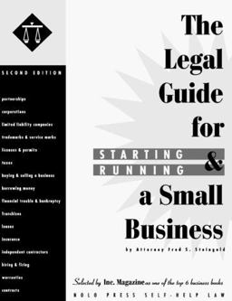 Legal Guide for Starting and Running a Small Business