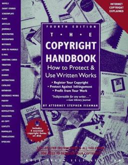 Copyright Handbook How to Protect and Use Written Works 5th 9780873374149 Front Cover