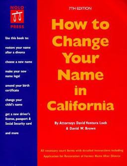 How to Change Your Name in California