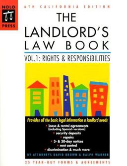 The California Landlord's Law Book