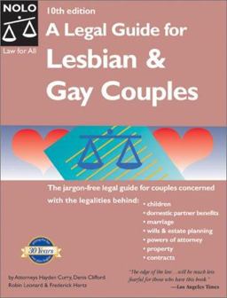A Legal Guide for Lesbian and Gay Couples