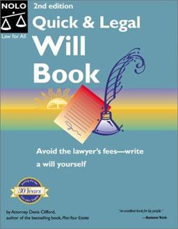 The Quick and Legal Will Book