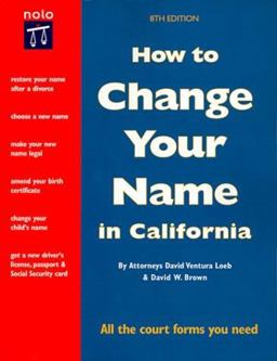 How to Change Your Name in California
