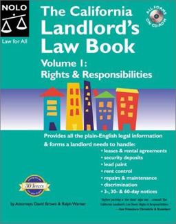 The California Landlord's Law Book