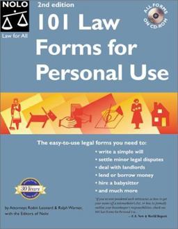 101 Law Forms for Personal Use
