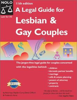 A Legal Guide for Lesbian and Gay Couples
