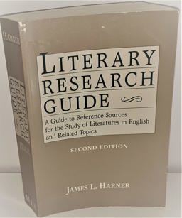 Literary Research Guide A Guide to Reference Sources for the Study of Literatures in English and Related Topics 2nd 1993 9780873525596 Front Cover