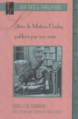Lettres de Mistriss Henley Publiï¿½es Par Son Amie  9780873527750 Front Cover
