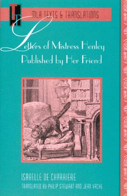 Letters of Mistress Henley Published by Her Friend  9780873527767 Front Cover