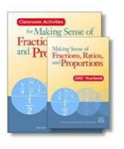 Making Sense of Fractions, Ratios, and Proportions : 2002 Yearbook 1st 9780873535199 Front Cover
