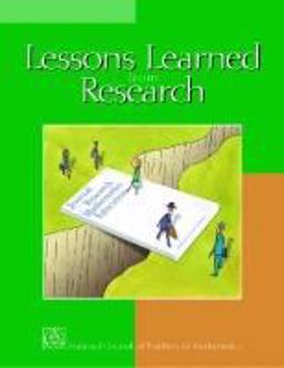 Lessons Learned from Research  9780873535267 Front Cover