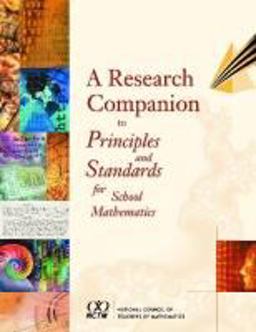 Research Companion to Principles and Standards for School Mathematics  9780873535373 Front Cover
