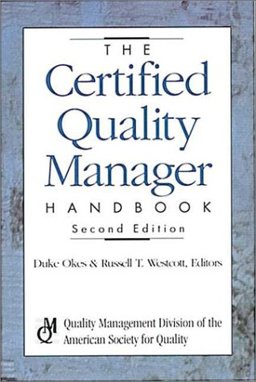 Certified Quality Manager Handbook 2nd 9780873894876 Front Cover