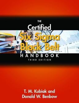 Certified Six Sigma Black Belt Handbook 3rd 9780873899413 Front Cover