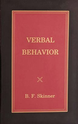 Verbal Behavior  9780874115918 Front Cover
