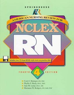 American Nursing Review for NCLEX-RN 4th 9780874349054 Front Cover