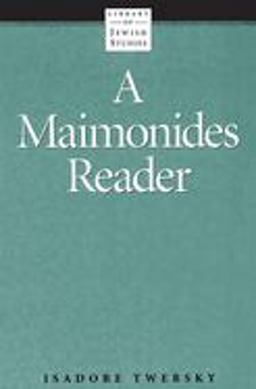 Maimonides Reader  9780874412062 Front Cover