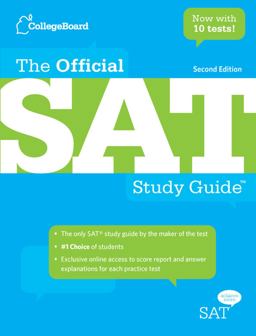 Official SAT Study Guide 2nd 9780874478525 Front Cover