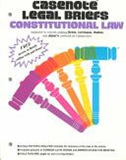 Constitutional Law Constitutional Law