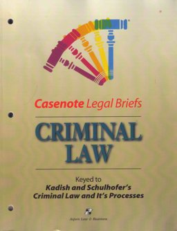 Criminal Law Criminal Law