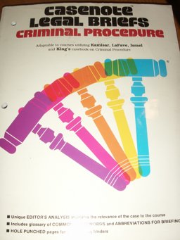 Criminal Procedure Criminal Procedure