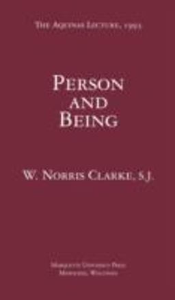 Person and Being  9780874621600 Front Cover