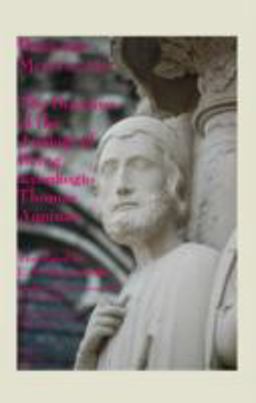 Doctrine of the Analogy of Being According to Thomas Aquinas Bernard Montagnes  9780874626247 Front Cover