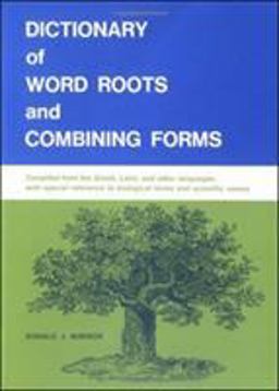 Dictionary of Word Roots  9780874840537 Front Cover