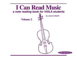 I Can Read Music, Vol 2 Viola  9780874874280 Front Cover
