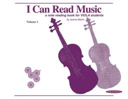 I Can Read Music, Vol 1 Viola  9780874874402 Front Cover