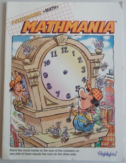 Mathmania  9780875349336 Front Cover