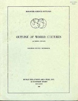 Outline of World Cultures Outline of World Cultures