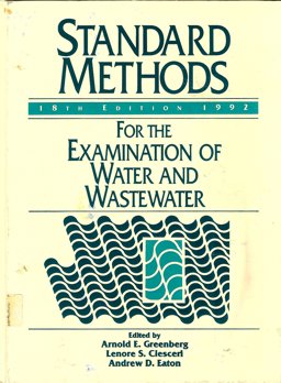 Standard Methods for the Examination of Water and Wastewater 8th 9780875532073 Front Cover