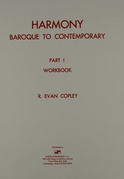Harmony : Baroque to Contemporary 2nd 9780875633749 Front Cover