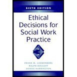 Ethical Decisions for Social Work Practices 6th 9780875814315 Front Cover