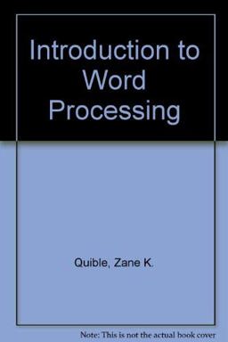 Introduction to Word Processing