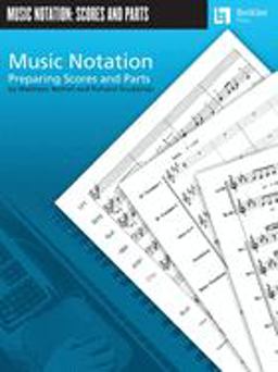 Music Notation Preparing Scores and Parts  9780876390740 Front Cover