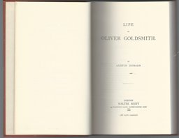Life of Oliver Goldsmith