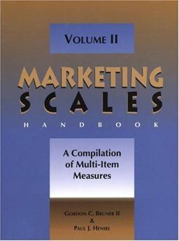 Marketing Scales Handbook Marketing Scales Handbook