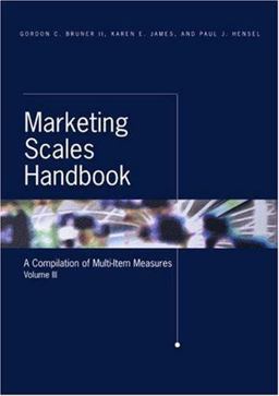 Marketing Scales Handbook
