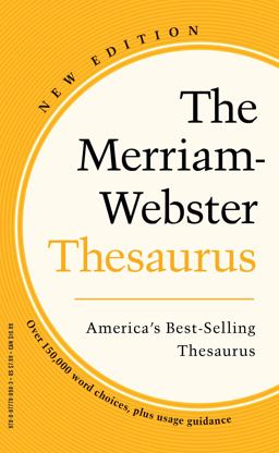 Merriam-Webster Thesaurus  9780877790983 Front Cover