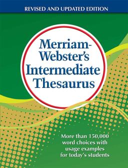 Merriam-Webster's Intermediate Thesaurus  9780877791768 Front Cover