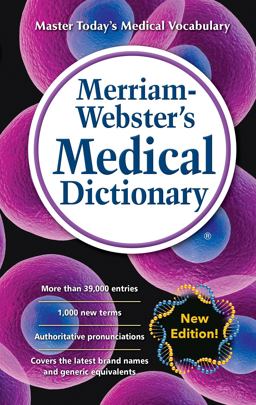 Merriam-Webster's Medical Dictionary  9780877792949 Front Cover