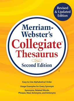 Merriam-Webster's Collegiate Thesaurus Second Edition 2nd 9780877793700 Front Cover
