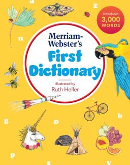 Merriam-Webster's First Dictionary  9780877793748 Front Cover